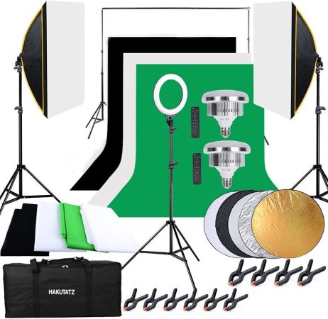 Kit de studio foto profesional Hakutatz