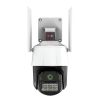 Cameră de securitate exterior PTZ 360° Titan 5MP WiFi – iCSee, vedere nocturnă, urmărire mișcare, IP66, alb-negru Cameră de securitate exterior PTZ 360° Titan 5MP WiFi – iCSee, vedere nocturnă, urmărire mișcare, IP66, alb-negru