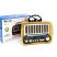 Radio retro USB Golon RX‑075D – reîncărcabil solar, cu finisaj imitatie lemn
