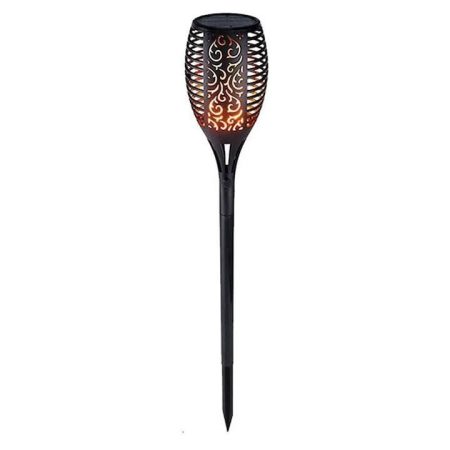 Felinar solar LED cu iluminare tip flacără