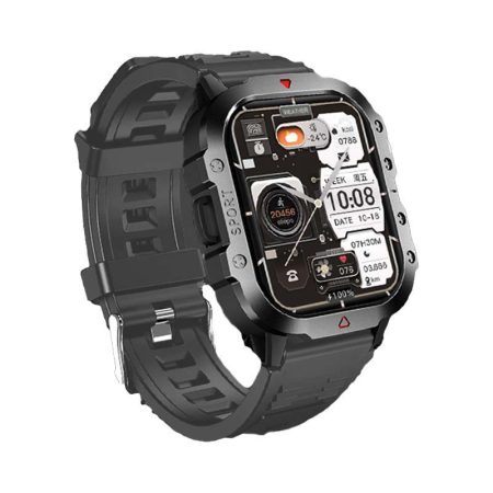 Ceas inteligent Laxasfit H11, gri – monitorizare ritm cardiac, somn, vreme și nivel de oxigen din sânge