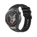   Ceas inteligent Laxasfit GT5 Pro, negru – Monitorizare ritm cardiac, somn, vreme și nivel de oxigen din sânge