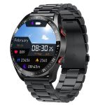 Ceas inteligent HW20 cu curea din oțel negru