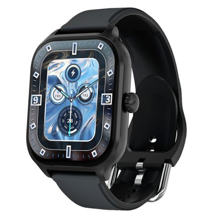 Ceas inteligent negru Laxasfit H9 Pro Max