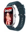 Ceas Inteligent NovaTime Albastru-Gri – Monitorizare Sănătate, Bluetooth, Sport, Ritm Cardiac, Oxigen din Sânge, Funcții Multiple