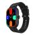 Ceas Inteligent NovaTime Negru – Monitorizare Sănătate, Bluetooth, Sport, Ritm Cardiac, Oxigen din Sânge, Funcții Multiple