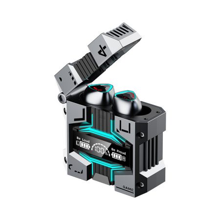 Căști Bluetooth Bark TWS Gri cu ENC – Reducerea Zgomotului de Mediu