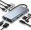 Adaptor USB Type-C HUB cu 11 porturi Adaptor USB Type-C HUB cu 11 porturi