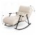 Scaun balansoar RelaxRocker – alb deschis