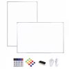 Tablă albă magnetică – tablă de scris care se poate agăța pe perete și se poate șterge, pentru acasă, birou și învățământ, 60x90 cm Tablă albă magnetică – tablă de scris care se poate agăța pe perete și se poate șterge, pentru acasă, birou și învățământ, 60x90 cm