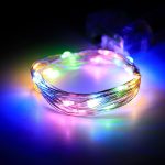   AlphaOne șir luminos LED USB pentru Crăciun, cu telecomandă, 20 metri