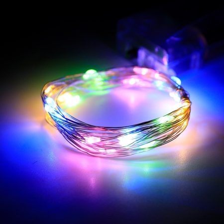 AlphaOne șir luminos LED USB pentru Crăciun, cu telecomandă, 20 metri