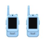   Stație video (walkie-talkie) cu cameră HD și funcție de schimbare a vocii, albastru