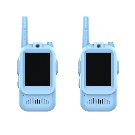 Stație video (walkie-talkie) cu cameră HD și funcție de schimbare a vocii, albastru