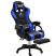 Scaun gamer de masaj Likeregal 920 cu suport pentru picioare –albastru