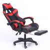 Scaun RACING PRO X cu suport pentru picioare-roșu-negru Scaun RACING PRO X cu suport pentru picioare-roșu-negru