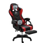   Scaun gamer de masaj Likeregal 920 cu suport pentru picioare –roșu