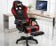 Scaun gamer de masaj Likeregal 920 cu suport pentru picioare –roșu