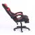 Scaun RACING PRO X cu suport pentru picioare-roșu-negru