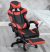 Scaun RACING PRO X cu suport pentru picioare-roșu-negru
