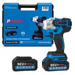 Șurubelniță cu percuție PSteel Pro cu 2 baterii de 96 V