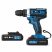 Set de burghie și șurubelnițe Rextool cu o mulțime de accesorii, mandrină și 2 baterii de 96 V