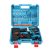Set de burghie și șurubelnițe Rextool cu o mulțime de accesorii, mandrină și 2 baterii de 96 V