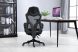 Scaun Helo Gamer cu suport pentru picioare- negru Scaun Helo Gamer cu suport pentru picioare- negru