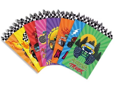 Pachet de notebook-uri cu 24 de piese Monster Truck Pachet de notebook-uri cu 24 de piese Monster Truck