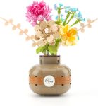   Balody Buchet Mixt – Set de construcție Mini Blocks cu vază de flori – (set de 542 piese) – Funcție aromaterapie