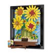 Van Gogh Floarea-soarelui – Joc de construcție 3D, Pictură (cu ramă) | Model artistic decorativ – 1277 piese