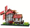 Set de construcție Moară de Vânt Medievală – Model Mare de Clădire, 2296 piese