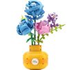 Balody Trandafir Albastru – Set de construcție Mini Blocks Vas de flori (522 piese) – Funcție de aromaterapie