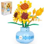   Balody Floarea-Soarelui – Set de construcție Mini Blocks Vas de flori (559 piese) – Funcție de aromaterapie