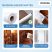 VIRANDA 3D Autocolant pentru ușă – Plajă (77 × 200 cm) – PVC, Rezistent la apă, Decorațiune