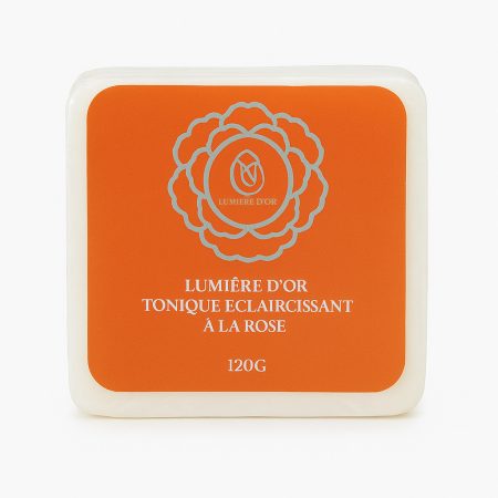 Savon Lumière d’Or – Săpun roz iluminator și tonifiant cu trandafir (120 g)