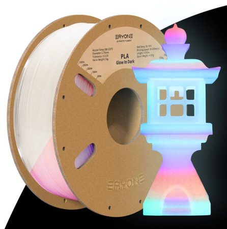 ERYONE Luminous PLA Rainbow Printing Filament - 1,75 mm, ±0,03 mm precizie, 1 kg