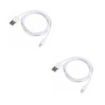   Cablu 2 1m USB - Lightning (alb) - iPhone / iPad / iPod / AirPods