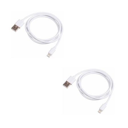 Cablu 2 1m USB - Lightning (alb) - iPhone / iPad / iPod / AirPods