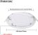 NRGDILY R12WW LED pentru plafon - 12W, 3000K alb cald (2 buc)