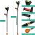 ELorgzem Folding Forearm Crutch Set - Set de 2, Înălțime reglabilă, Design ergonomic, Mâner gri ELorgzem Folding Forearm Crutch Set - Set de 2, Înălțime reglabilă, Design ergonomic, Mâner gri