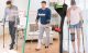 ELorgzem Folding Forearm Crutch Set - Set de 2, Înălțime reglabilă, Design ergonomic, Mâner gri ELorgzem Folding Forearm Crutch Set - Set de 2, Înălțime reglabilă, Design ergonomic, Mâner gri