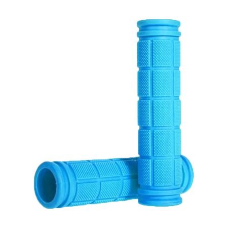 Mâner ergonomic, de culoare albastru cer, antiderapant, din cauciuc moale