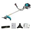 Motocoasă / tăietor de tufișuri pe benzină – 72 cm³, cu motor în doi timpi - Albastru Motocoasă / tăietor de tufișuri pe benzină – 72 cm³, cu motor în doi timpi - Albastru