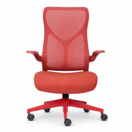 Scaun de birou ergonomic NearHub EC10 – confort elegant pentru acasă și birou - Roșu