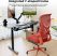 Scaun de birou ergonomic NearHub EC10 – confort elegant pentru acasă și birou - Roșu