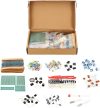 Set de 1900 de componente electronice – cu rezistențe, diode, condensatoare, tranzistoare și placă PCB Set de 1900 de componente electronice – cu rezistențe, diode, condensatoare, tranzistoare și placă PCB