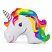 Set de baloane din folie cu unicorni umplute cu heliu „Happy Ever Day”, 9 bucăți