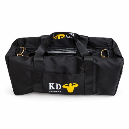 Geantă sport KD Sports neagră, cu compartiment lateral separat Geantă sport KD Sports neagră, cu compartiment lateral separat