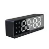 Ceas cu alarmă digitală Bluetooth - negru
